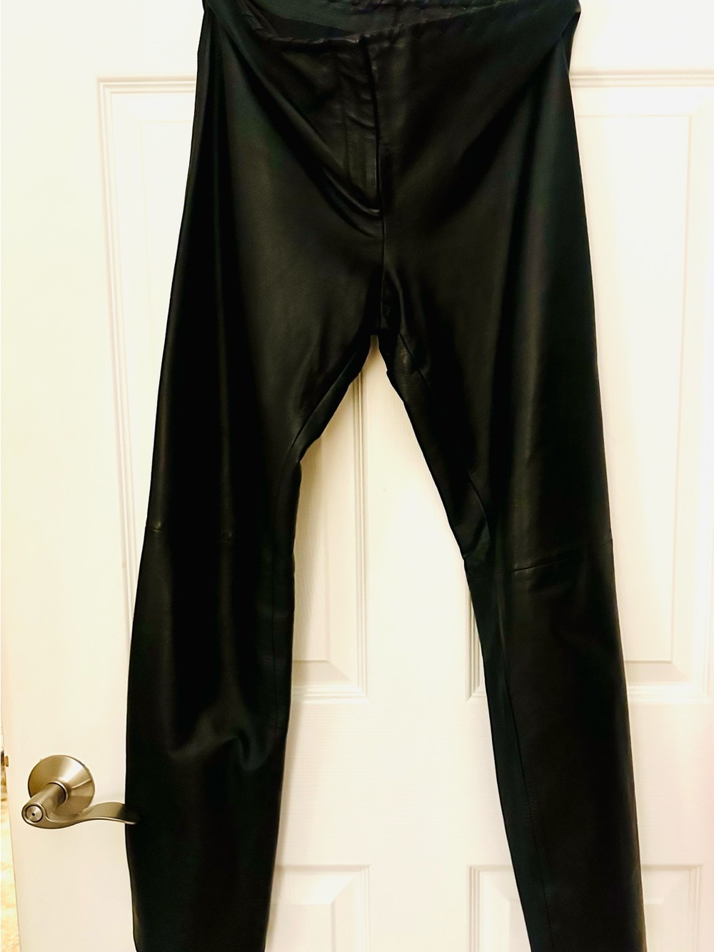 Cache Black Leather Pants